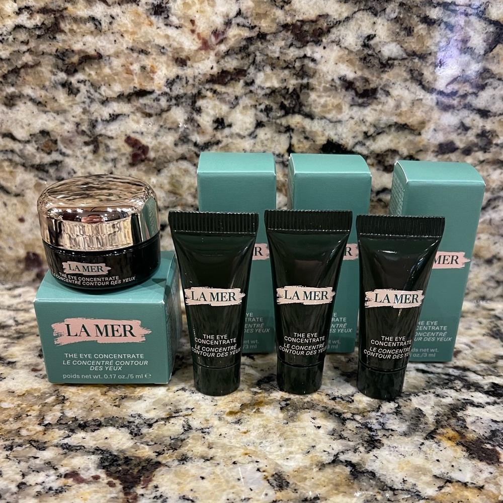 NEW La mer eye concentrate deluxe tubes jar fresh